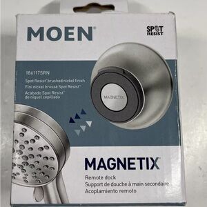 MOEN 186117SRN Magnetix Remote Dock Brushed Nickel Hand Shower Holder NIB